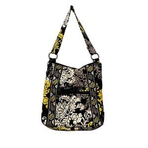 Vera Bradley Quilted Crossbody Purse Paisley Baroque Boho Classic Black Bag